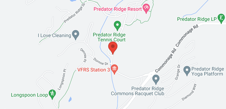 map of #3 175 Predator Ridge Drive
